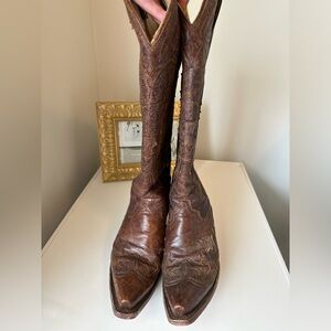 Corral dark brown cowboy boots